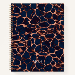 Tortoise Shell Personalized Monogram Journal