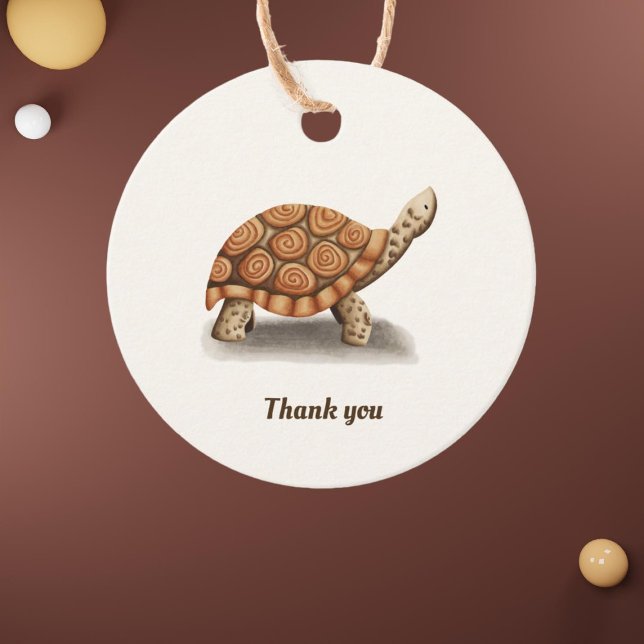 Tortoise Thank You Favour Tags (Creator Uploaded)