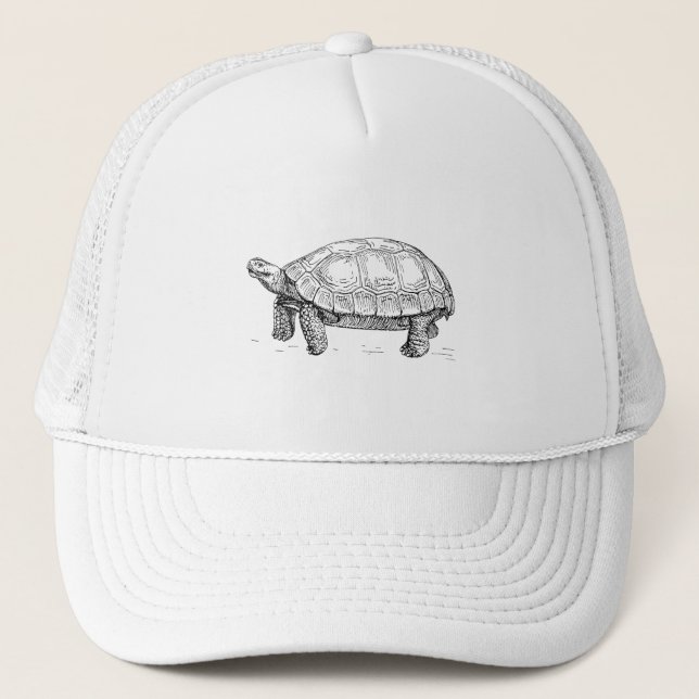 Tortoise Trucker Hat (Front)