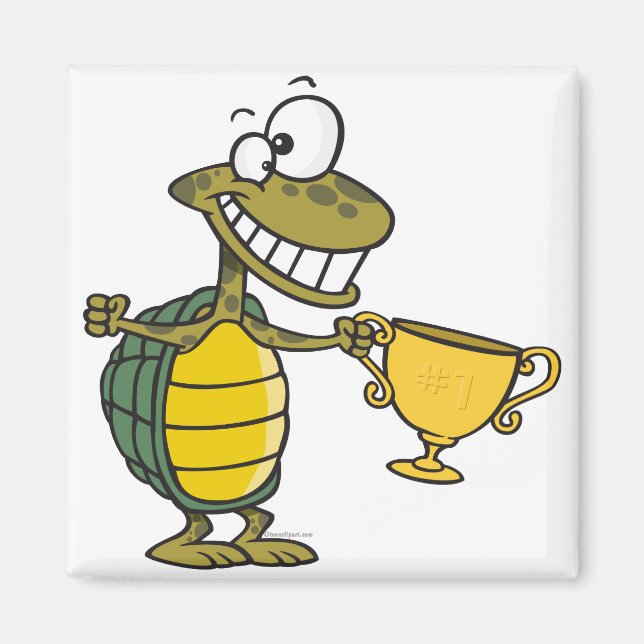 tortoise turtle champ champion magnet (Front)