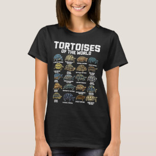 Tortoises Animal of the World Reptile Tortoise Tur T-Shirt