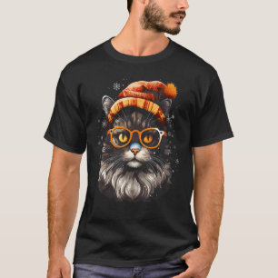 Tortoiseshell Cat Christmas Pyjamas Family Xmas Ou T-Shirt