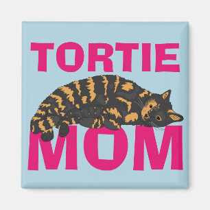 TORTOISESHELL CAT TORTIE MOM MAGNET