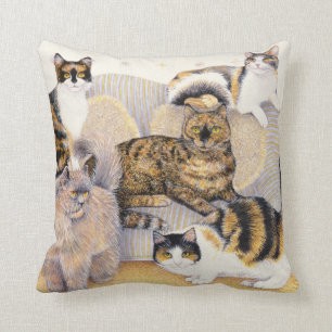 Tortoiseshell ladies cushion