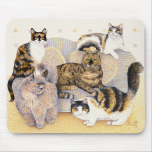 Tortoiseshell ladies mouse pad
