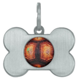 Tortoiseshell Pet Name Tag