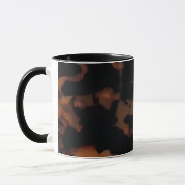 Tortoiseshell Seamless Pattern, Chic TortoiseShell Mug (Left)