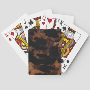 Tortoiseshell Seamless Pattern, Chic TortoiseShell Playing Cards
