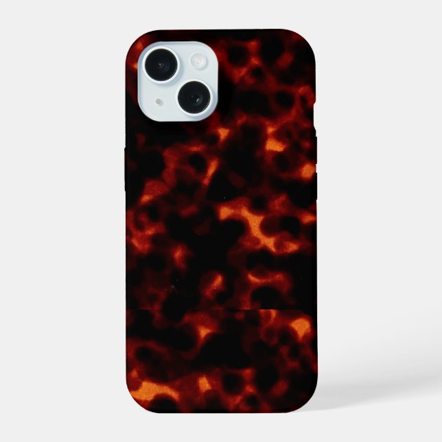 Tortoiseshell  Stylish Chic iPhone 15 Case (Back)