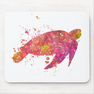 Tortue de Mer Ocean Mer Vie Marine Nature Monde Te Mouse Pad