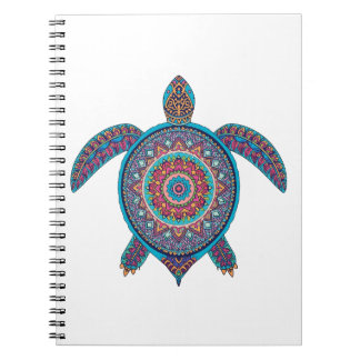 Tortuga Mandala — Calma Colorida Notebook