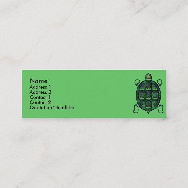 Tortuga Profile Card (Front)