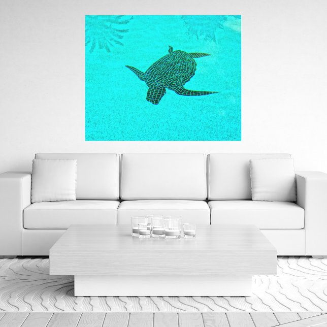 Tortuga Turtle Mosaic on Sanibel Island Florida Canvas Print (Creator Uploaded)