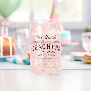 Tortured Teachers Department Custom Glass