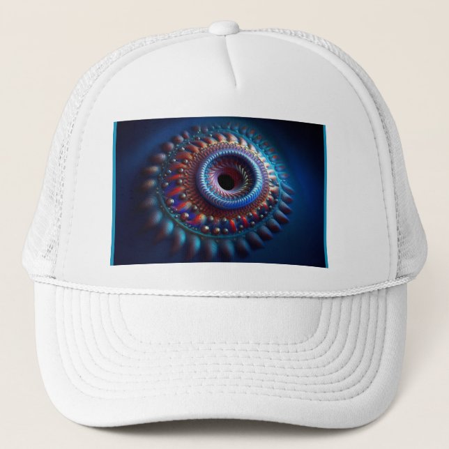 Torus Wormhole Trucker Hat (Front)
