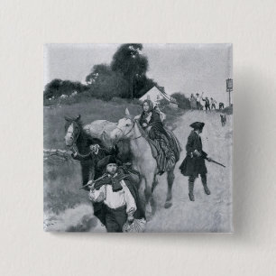 Tory Refugees on Their Way to Canada 15 Cm Square Badge