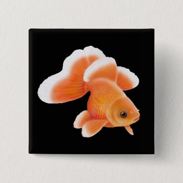 Tosakin Butterfly Tail Goldfish Pin (Front)