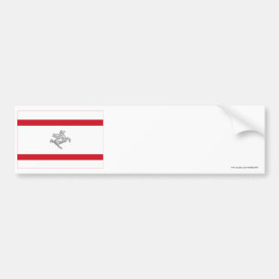 Toscana flag bumper sticker