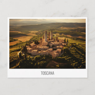Toscana, Italy postcard
