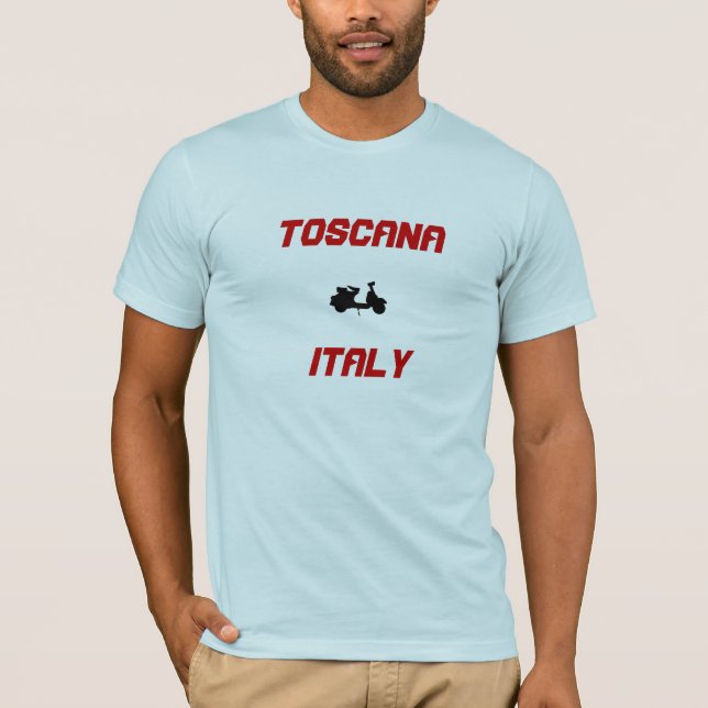 Toscana, Italy Scooter T-Shirt (Front)