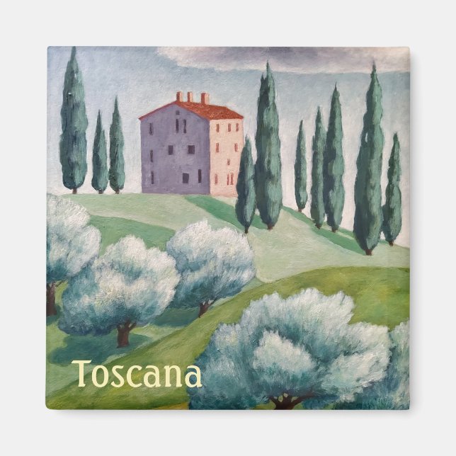Toscana Magnet/House On The Hill/Sunny Italy Magnet (Front)