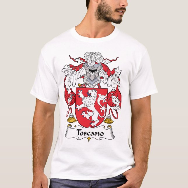 Toscano Family Crest T-Shirt (Front)