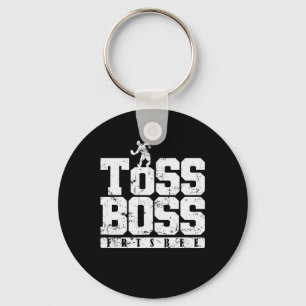 Toss Boss Frisbee Sports on the beach Key Ring