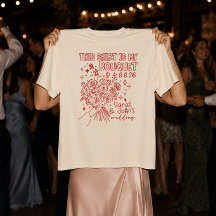 Toss Shirt Bouquet Custom Wedding & Bachelorette