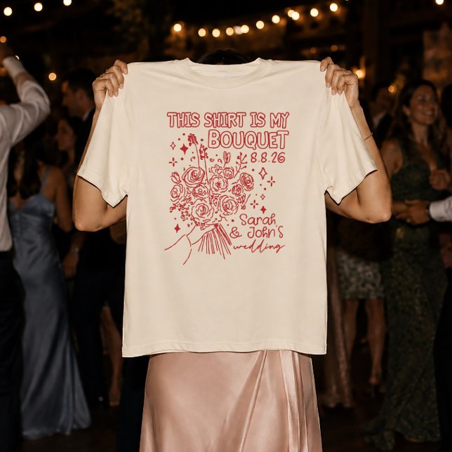 Toss Shirt Bouquet Custom Wedding & Bachelorette (Creator Uploaded)