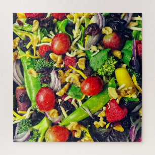 Tossed Salad & Fruit Lunch - 20x20 - 676 pcs. Jigsaw Puzzle