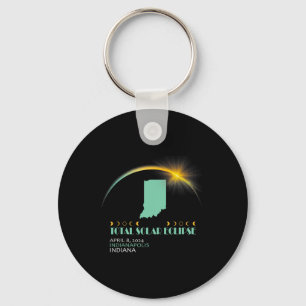 Total 2024 Solar Eclipse 2024 040824 V1  Key Ring