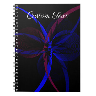 Total Abstract Spiral Photo Notebook