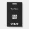 Total Black Employee Name Business Logo Qr Code
