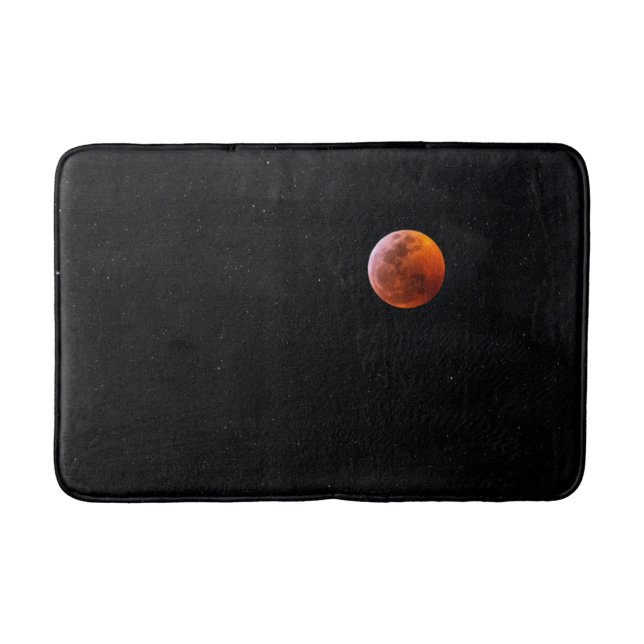 Total Blood Moon Eclipse | Big Island Hawaii Bath Mat (Front)