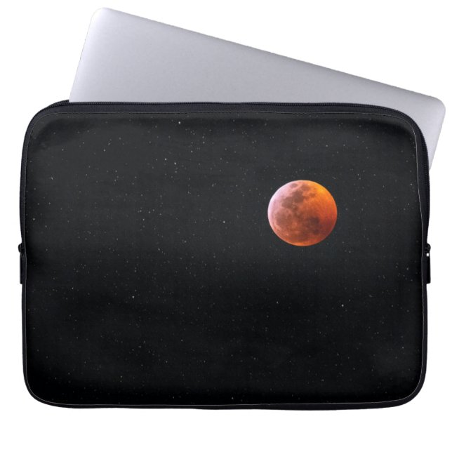 Total Blood Moon Eclipse | Big Island Hawaii Laptop Sleeve (Front)