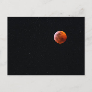 Total Blood Moon Eclipse Big Island Hawaii Postcard
