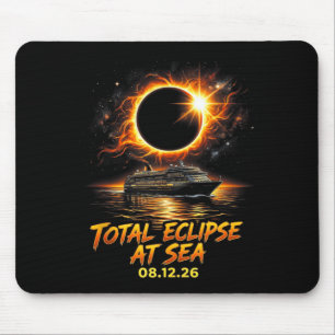 Total Eclipse At Sea 08 12 26 Solar Totality Mouse Pad