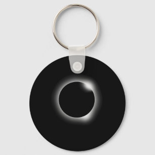Total Eclipse Nerdy Science Lunar Solar Stem Gift Key Ring
