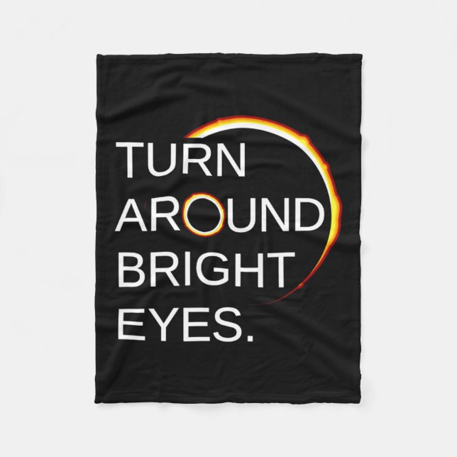 Total Eclipse Of The Sun America Totality 040824  Fleece Blanket (Front)
