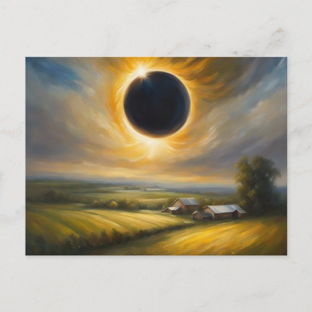 Total Eclipse of the Sun Custom POSTCARD  (Front)