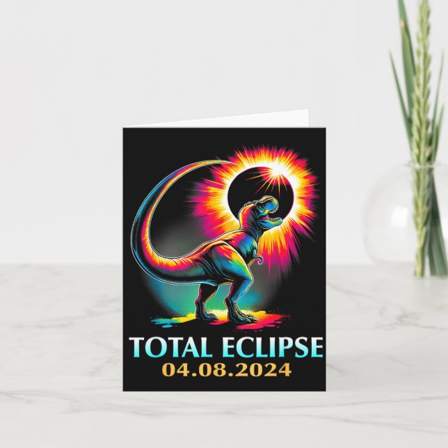 Total Eclipse Total Solar Eclipse Design Card (Front)