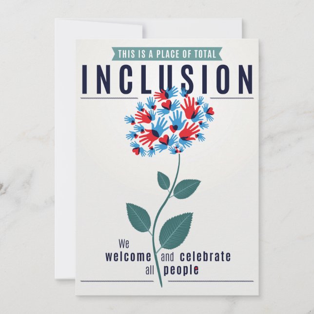 Total Inclusion Greeting Card (Front)