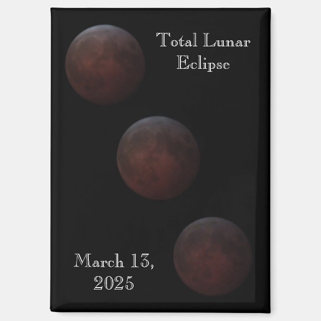 Total Lunar Eclipse Progression Magnet (Front)