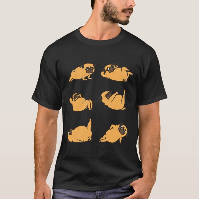 Total Pug Abs Workout 84 T-Shirt (Front)