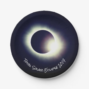 Total Solar 2017 Eclipse Paper Plate