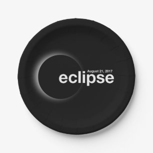 Total Solar 2017 Eclipse Paper Plate