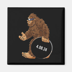 Total Solar Eclipse 04.08.2024 Bigfoot Fun Boys Gi Magnet
