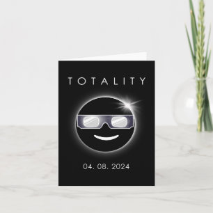 Total Solar Eclipse 04 08 2024 Totality Boys Girls Card