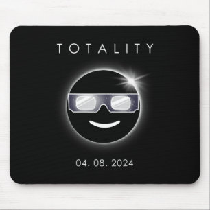 Total Solar Eclipse 04 08 2024 Totality Boys Girls Mouse Pad