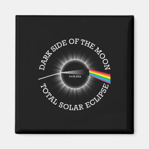 Total Solar Eclipse 04 08 24 Rainbow Totality Dark Magnet